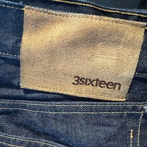 3Sixteen 30X29 CT-100X button fly Selvedge jeans